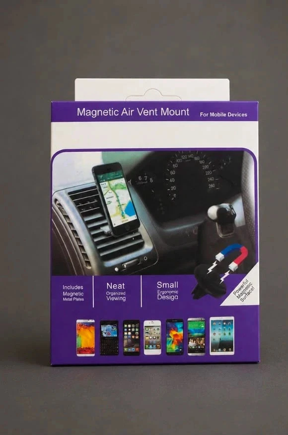 Support magnétique pour téléphone – Grille d’aération voiture